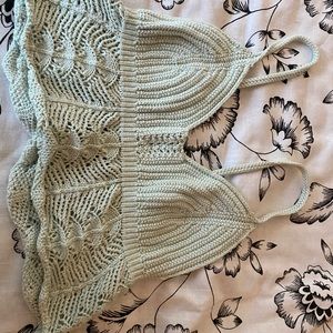 knit crop top (fits size small medium)